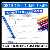 Hamlet Character Assignment - Create a Character's Social Media - Shakespeare
