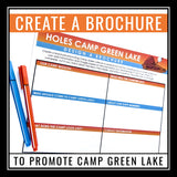 Holes Creative Assignment - Creating a Camp Green Lake Brochure - Louis Sachar