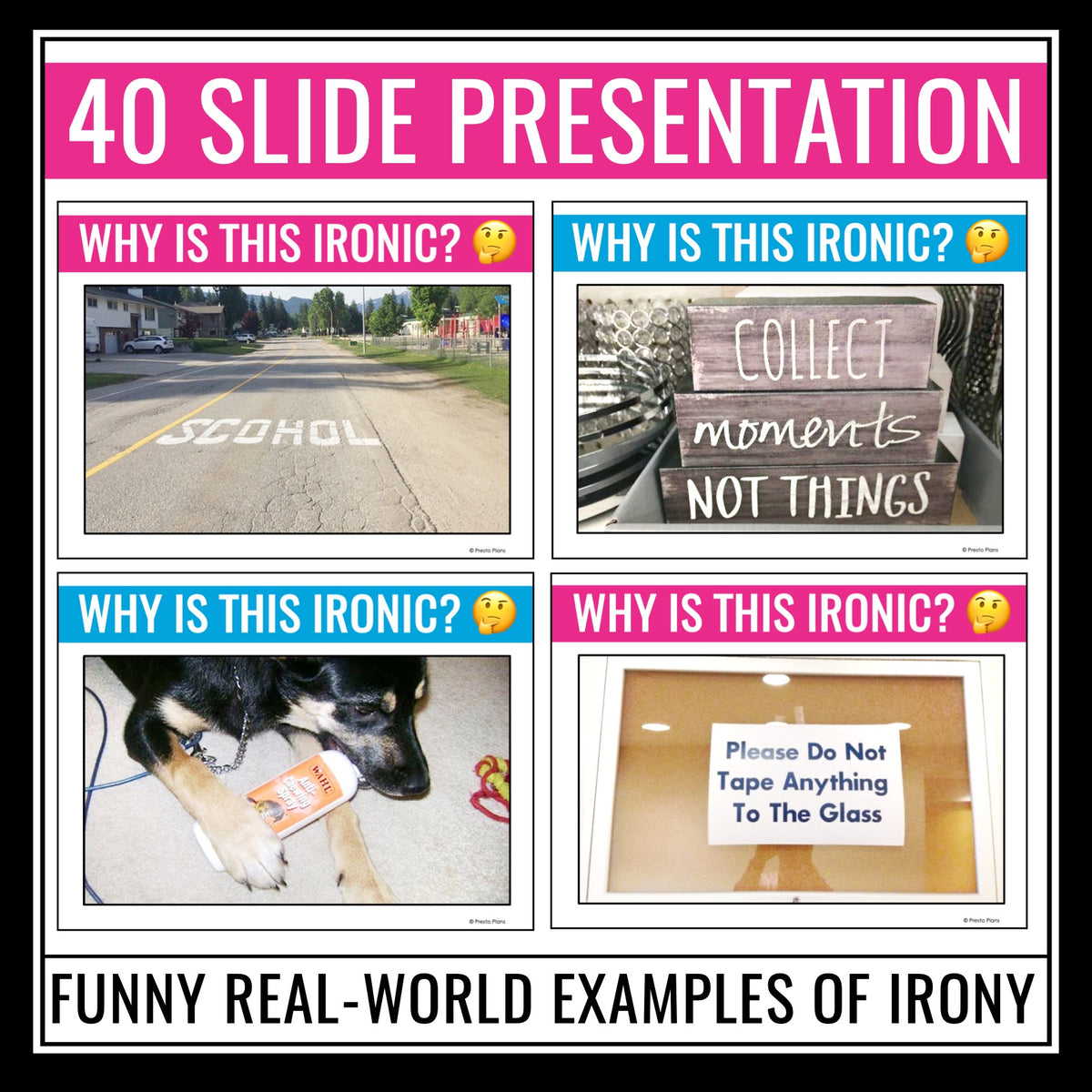 Irony - Funny Real-Life Photo Examples of Situational Irony Presentati ...