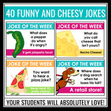 Joke of the Week - Funny Jokes Classroom Posters or Weekly Bell-Ringer Slides