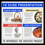Julius Caesar Project - Create a Caesar Theme Park Based on Shakespeare's Play