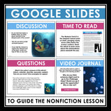 Nonfiction Reading Comprehension Digital Article & Activities - Mariana Trench