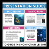 Nonfiction Reading Comprehension Article and Activities - Mariana Trench