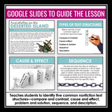 Nonfiction Text Structures Presentation & Escape Room Digital Reading Activity