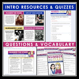 Number the Stars Unit Plan - Novel Study Reading Unit - Digital Print Bundle