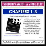 Number the Stars Writing Prompts - Video Clips and Journal Writing Topics