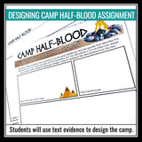 Percy Jackson and The Lightning Thief Activity - Design Camp Half-Blood Project