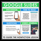 Nonfiction Reading Comprehension Digital Article & Activities - Communication