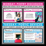 Poetry Bell Ringers - Discussion, Poetry Analysis, Figurative Language, & Videos