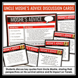 Prisoner B-3087 by Alan Gratz - Uncle Moshe’s Advice Discussion Novel Activity