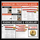 Prisoner B-3087 Unit Plan - Alan Gratz Novel Study Reading Unit