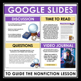 Nonfiction Reading Comprehension Digital Article & Activities - Psychic Mediums