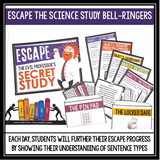 Punctuation Escape Room Grammar Game - Commas, Semi-Colons, Apostrophes, Colons