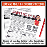 Refugee by Alan Gratz Activity - Isabel's Interview Assignment Cuban History