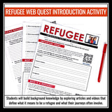 Refugee by Alan Gratz Activity - WebQuest Novel Introduction Creative Assignment