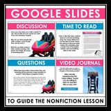 Nonfiction Reading Comprehension Digital Article & Activities - Roller Coasters