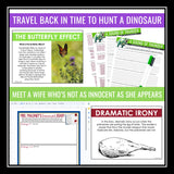 Short Story Unit Plan - Scary Stories Slides & Assignments Digital Print Bundle