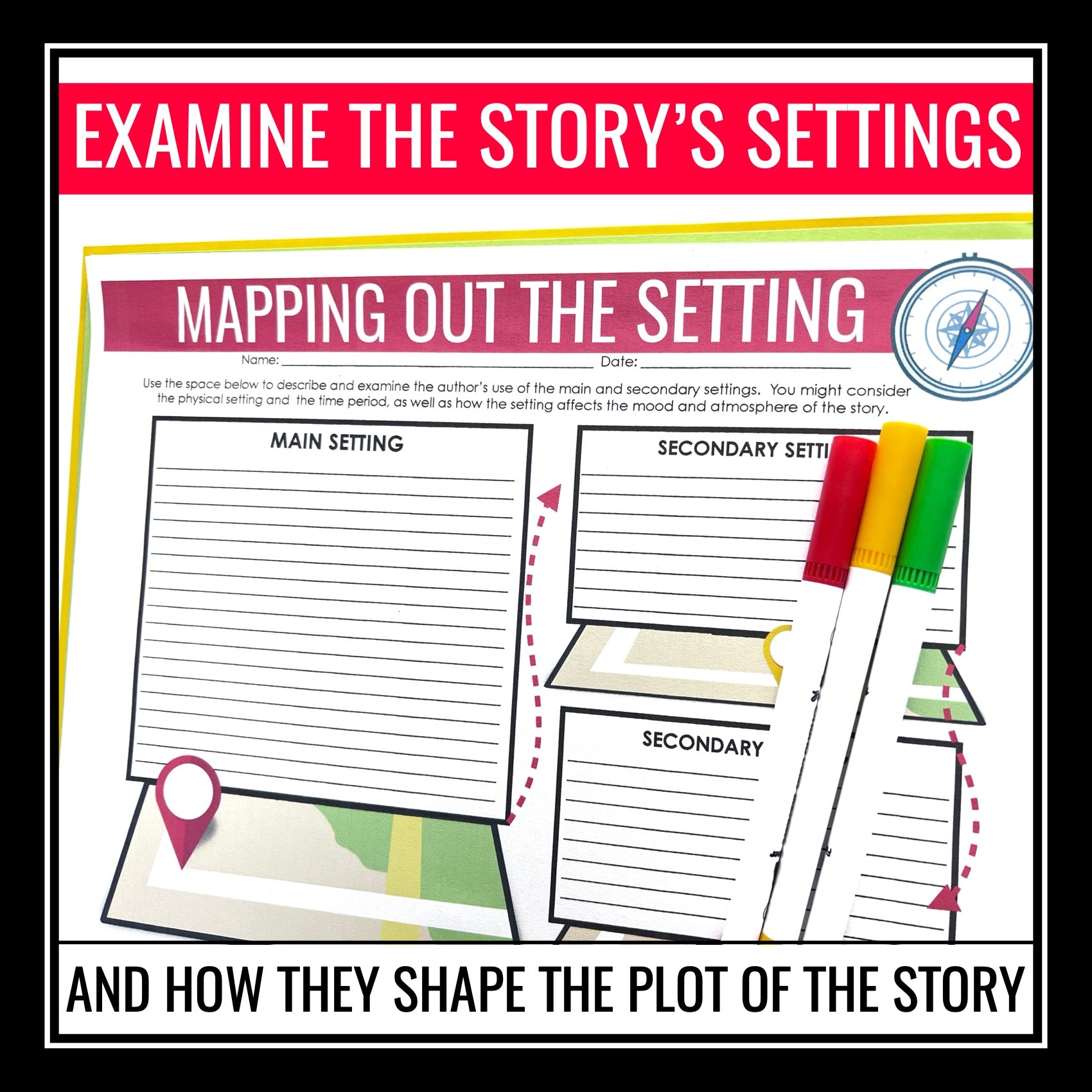 Setting Assignment for Any Novel or Short Story - Story Elements 