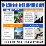 Seventh Grade by Gary Soto Digital Short Story Lesson, Slides, & Assignments