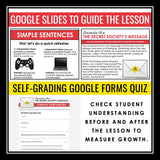 Simple Sentence Type Grammar Digital Escape Room Activity, Slides, and Quiz