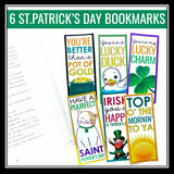 St. Patrick's Day Bookmarks - Funny Student Gift for St. Patrick's Day