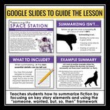 Summarizing a Text Presentation & Escape Room Digital Reading Challenge Activity