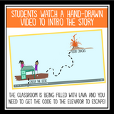 Escape Room Team Building Game - The Classroom Floor is Lava - Digital Print