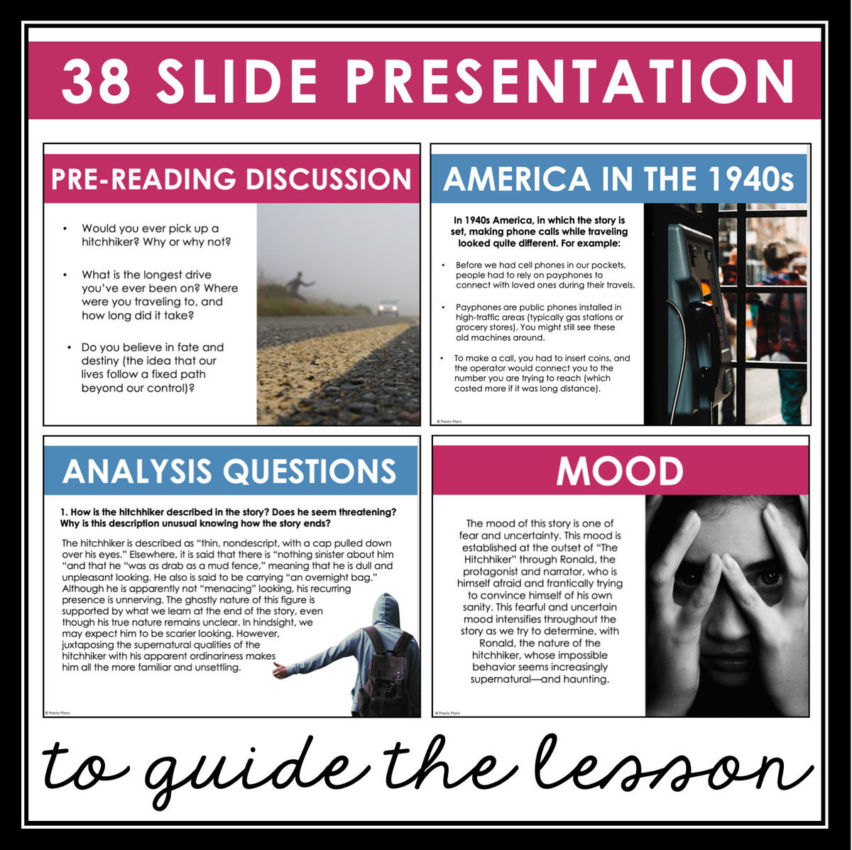 The Hitchhiker by Lucille Fletcher Radio Play Drama Activities & Assig