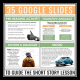 The Hitchhiker by Roald Dahl - Short Story Digital Slides and Assignments