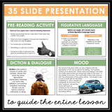 The Hitchhiker by Roald Dahl - Short Story Unit Slides, Assignments, Activities