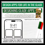 The Maze Runner Activity - Creative Novel Assignment Design Apps for The Glade