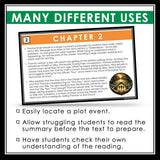 The Maze Runner Chapter Summaries - Plot Summary Cards for James Dashner's Novel