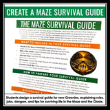 The Maze Runner Project - Maze and Glade Survival Guide Writing & Advice Video