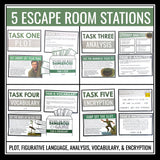 The Most Dangerous Game Escape Room Activity – Richard Connell Short Story Game