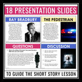 The Pedestrian by Ray Bradbury - Short Story Slides, Assignments, & Activities