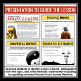 Theme as a Story Element in Fiction Presentation & Escape Room Reading Activity