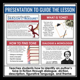 Tone as a Story Element in Fiction Presentation & Escape Room Reading Activity