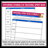 Touching Spirit Bear Symbolism Assignment - Analyzing Symbols in the Novel