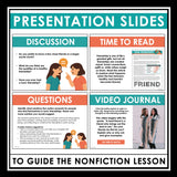 Nonfiction Reading Comprehension Article and Activities - SEL Toxic Friendships
