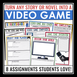 Short Story Novel Creative Assignment: Turn a Story into a Video Game Project