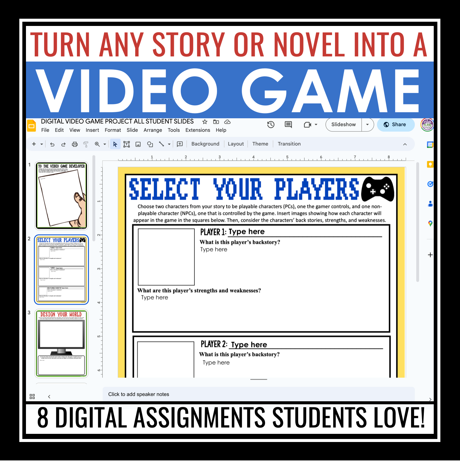 Story Game Project 