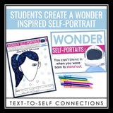 Wonder Self-Portrait Assignment - Creative Activity for R.J. Palacio's Novel