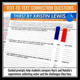 A Long Walk to Water Nonfiction Connection Activity to Thirst by Kristen Lewis