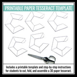 A Wrinkle in Time Activity - Build A Tesseract Novel Craft Creative Assignment