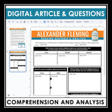 Nonfiction Reading Comprehension Digital Activities - Penicillin Discovery