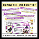 Alliteration Activities and Assignments - Literary Devices & Figurative Language