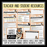Socratic Seminar - Zoos Discussion Slides, Graphic Organizers and Handouts