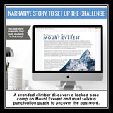 Apostrophes Escape Room Punctuation Digital Activity, Google Slides, and Quiz
