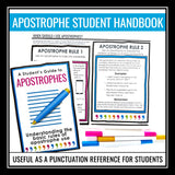 Apostrophes Escape Room Punctuation Digital Activity, Google Slides, and Quiz