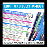 Book Talks - Independent Reading Response Speech Assignment for Any Novel